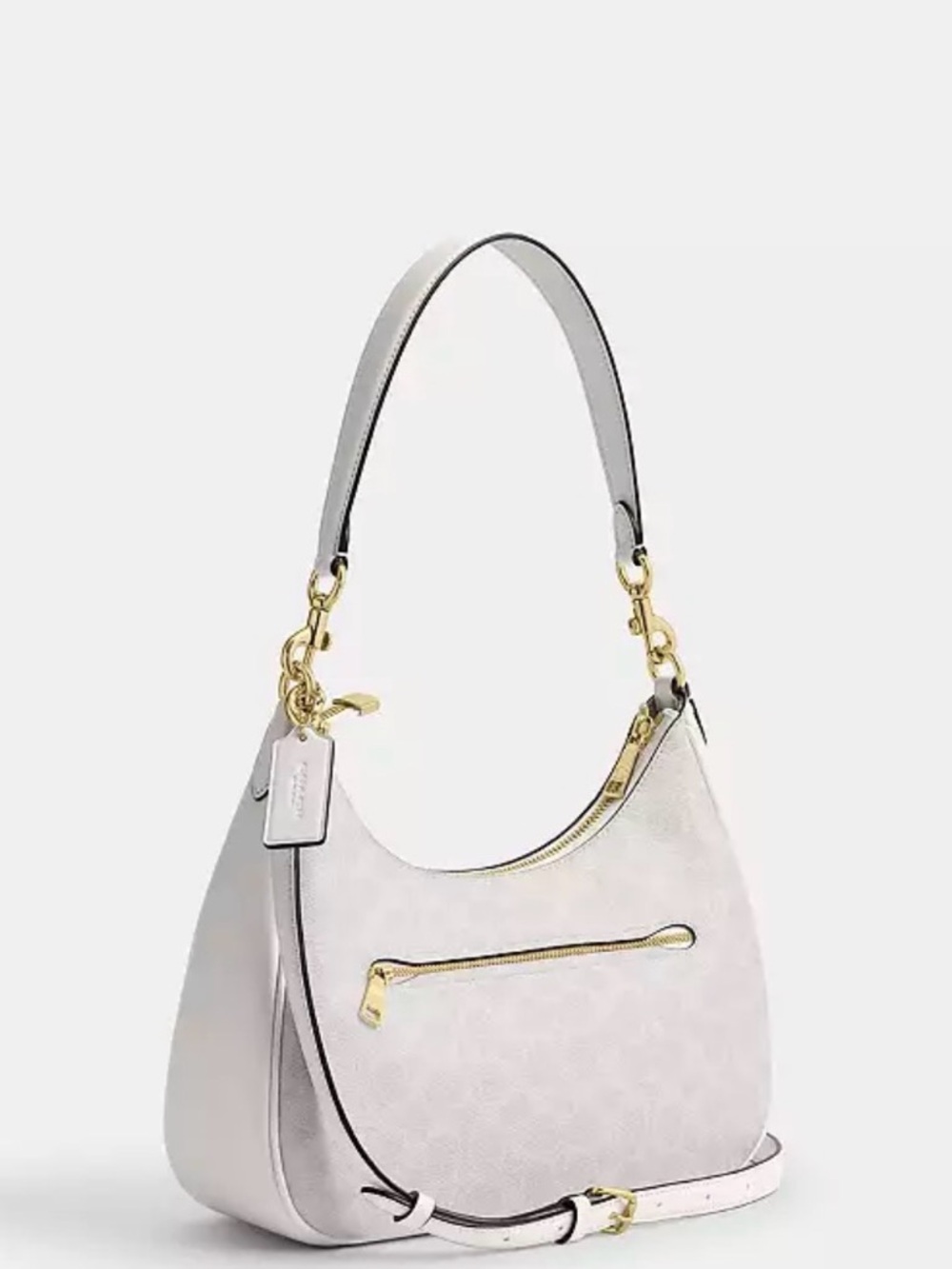 Authentic Coach Outlet Teri Hobo Bag In Signature Canvas NWT - Picture 6 of 6